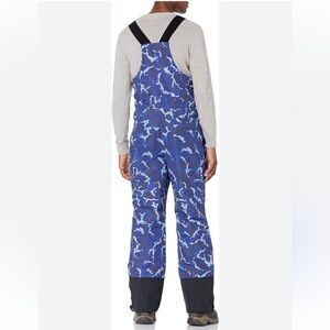 Amazon Essentials Blue Camo Bib Overalls. Size XL